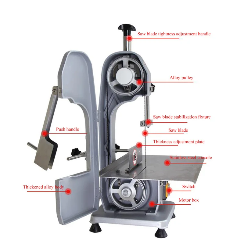 상업용 전기 뼈 분리기, 고출력 냉동 육류, 돼지 뼈, - Bone Saw Machine Commercial Electric 리뷰 및 가격