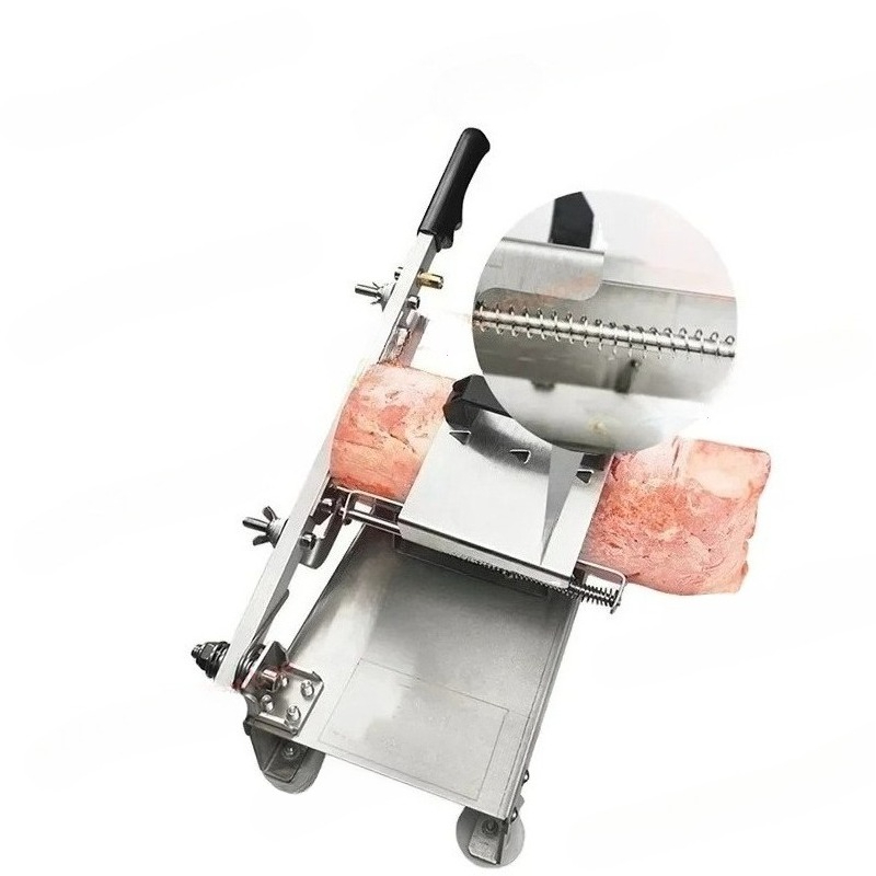 수동 냉동 양고기 롤 슬라이서 소규모 식당 케이터링용  - Frozen Meat Slicer Manual 리뷰 및 가격