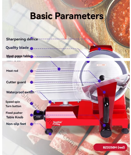 전골 식당에 적합한 반자동 돼지고기 슬라이서; 10인치 - Commercial Meat Slicer 10 Inch 리뷰 및 가격