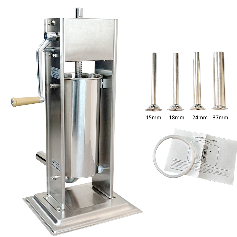 3L 5L 7L 10L 15L 수동식 상업용 소시지 스 - Sausage Stuffer Vertical 5L 리뷰 및 가격