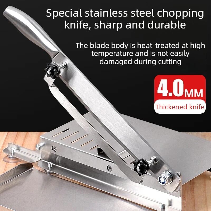 스테인리스 스틸 재질의 수동식 고기 슬라이서, 양고기  - Frozen Meat Slicer Manual 리뷰 및 가격