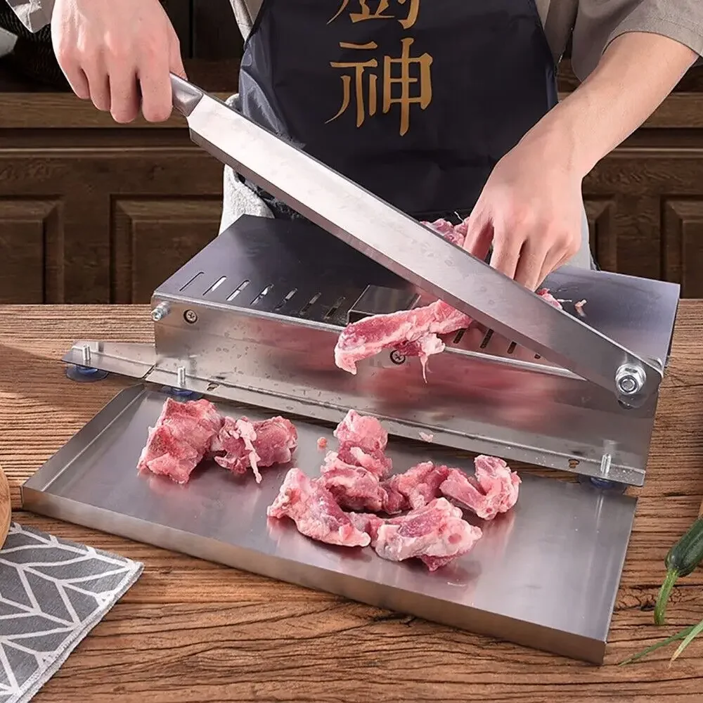 상업용 가정용 수동 양고기 뼈 절단기, 쇠고기 허브 양 - Frozen Meat Slicer Manual 리뷰 및 가격