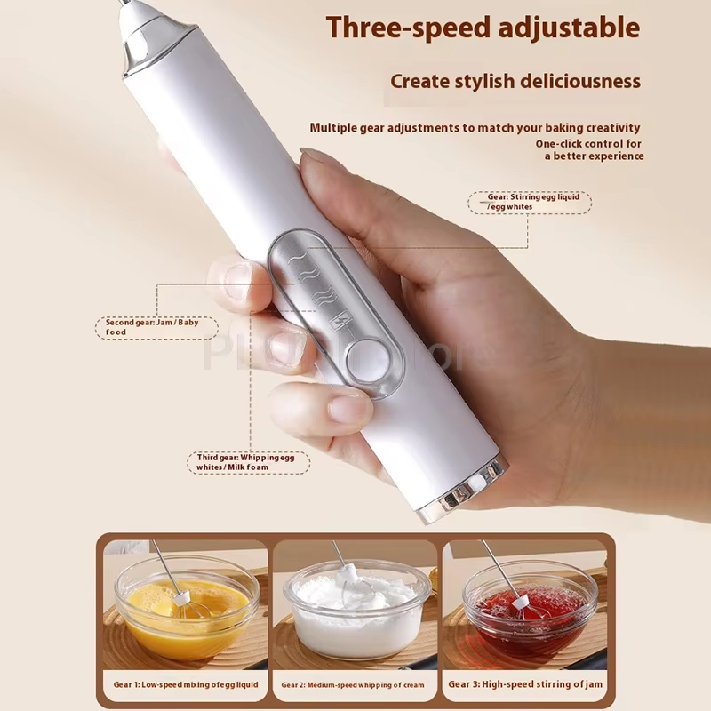 전기 우유 거품기 1개, 듀얼 스틱 충전식 3단 속도  - Meat Tenderizer Machine Electric 리뷰 및 가격