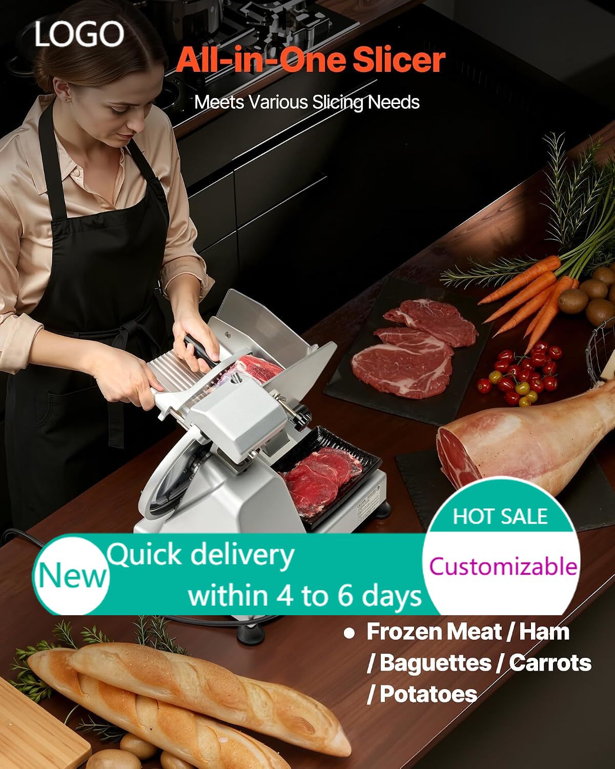 상업용 고기 슬라이서, 320W 전기 델리 슬라이서 기 - Commercial Meat Slicer 10 Inch 리뷰 및 가격