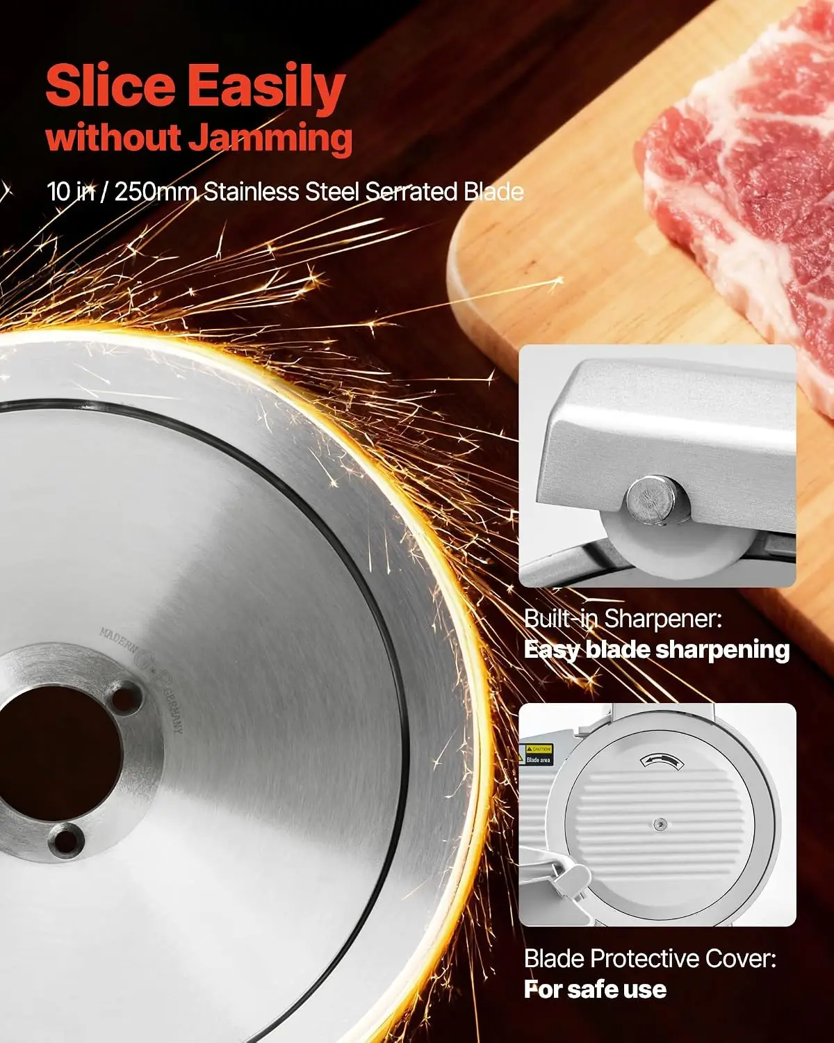 상업용 고기 슬라이서, 320W 전기 델리 슬라이서 기 - Commercial Meat Slicer 10 Inch 리뷰 및 가격