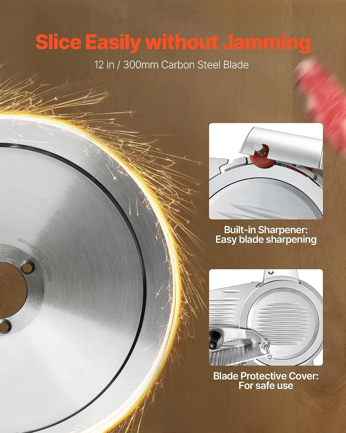 상업용 고기 슬라이서, 320W 전기 델리 식품 슬라이 - Meat Slicer Blade Sharpener 리뷰 및 가격